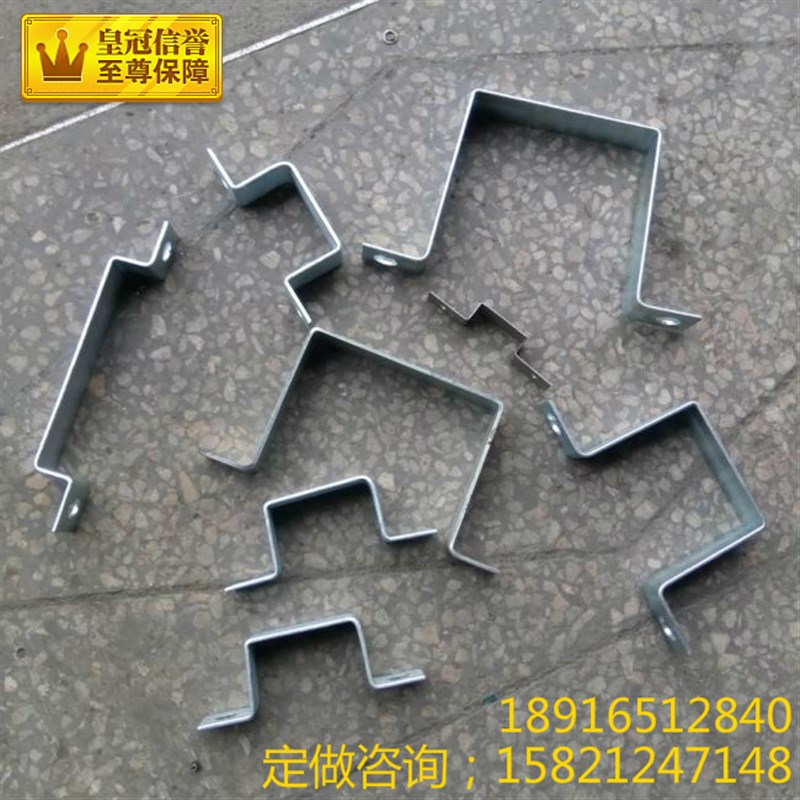 定做热镀锌方卡方形抱箍方抱箍 管箍管夹双抱箍双面抱卡方管卡u型图片