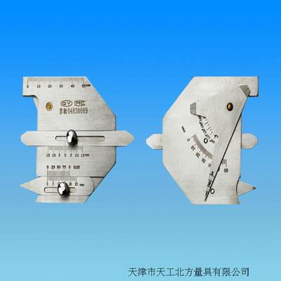 焊缝检验尺 焊缝尺焊接检测尺 hjc-60/40/40A型号 双轨单轨焊缝尺