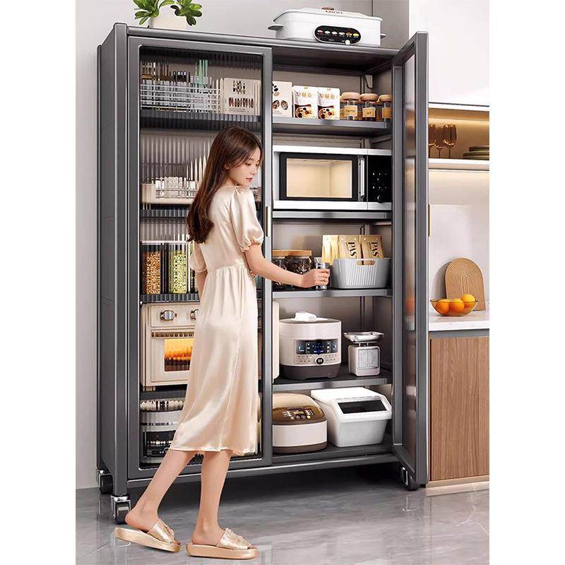 厨房多功能置物架分层落地式家用收纳架微波炉烤箱锅具多层储物柜,厨房/烹饪用具,抹布架/厨房清洁收纳架,淘宝优惠券,粉丝福利购,淘宝优惠卷