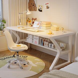 书桌学生家用卧室电脑桌台式简易桌子女生工作台学习桌老板办公桌