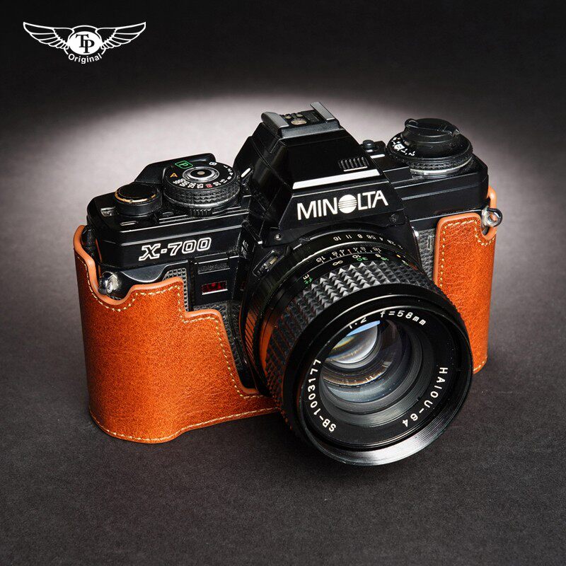 适用Minolta美能达X-700 X570 X300 X370相机包皮套胶片机X-G1保护套