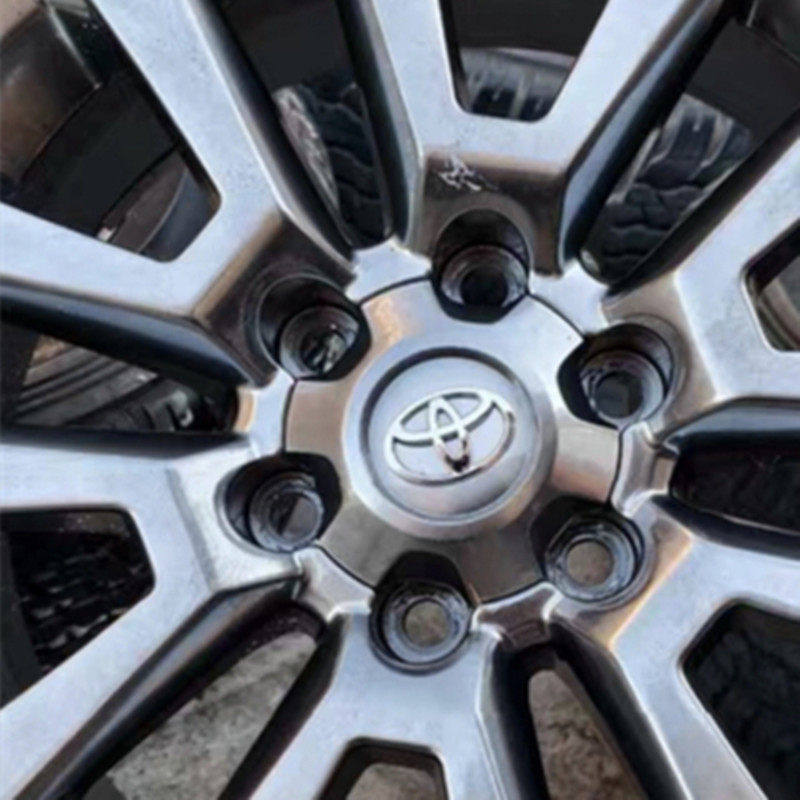 适用14-22款Toyota霸道普拉多改装17 18寸轮毂盖汽车车轮中心盖标