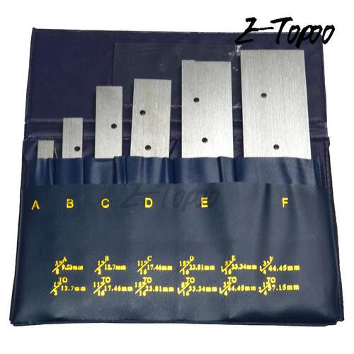 6件套英制可调平行铁可调平行垫块量块调整范围3/8“~2-1/