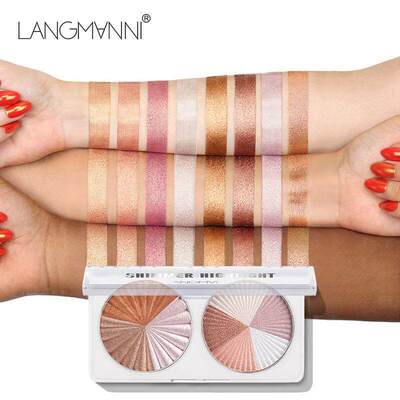 Multifunctional Mixed Tone Highlighter 双盘蜜粉高光 自然修饰