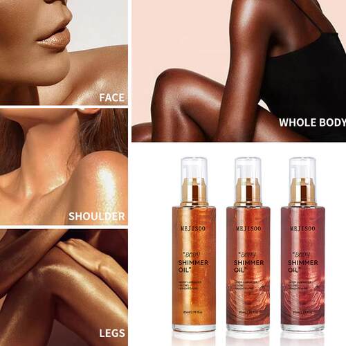 身体高光油Body Shimmer Oil 修容滋润外贸发光油