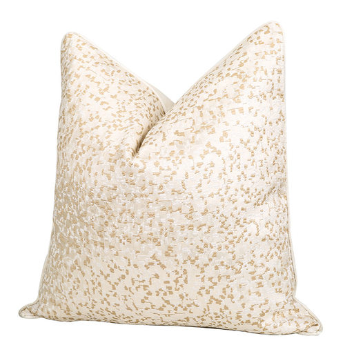 White and gold cushion covers 奶油色现代简约别墅高级沙发抱枕
