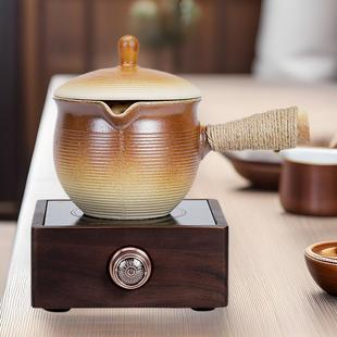 粗陶罐罐茶围炉煮茶壶新款煮茶器烤奶茶泡茶壶煮茶炉电陶炉一整套