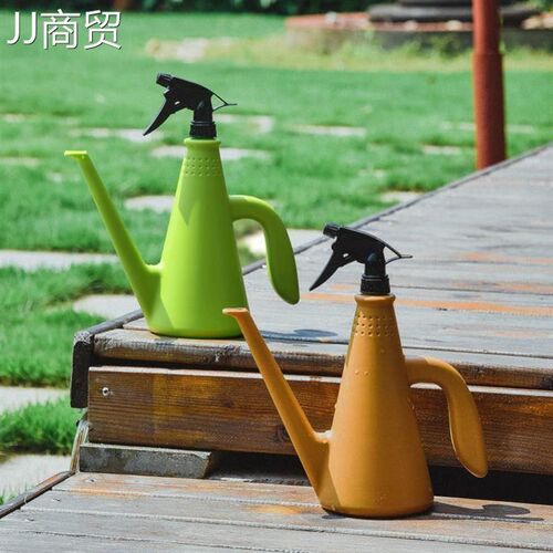 2 in 1 Plastic Watering Can Indoor Garden Plants Pressure Sp