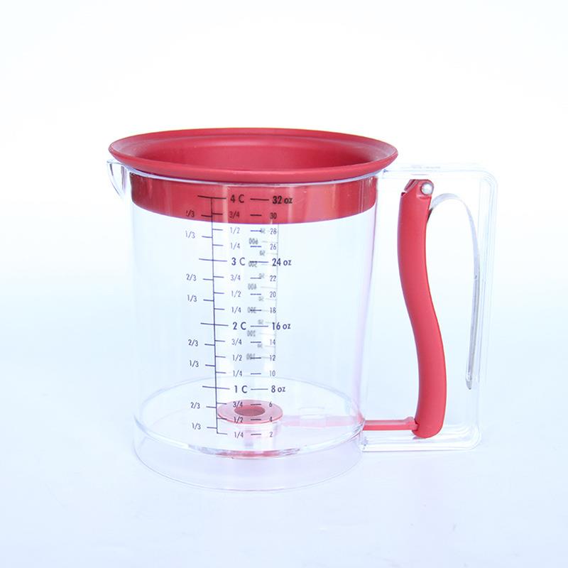 厨房用品挤奶器滤油器 手动面糊机 烘焙工具手摇厨房面糊漏机