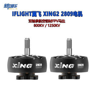 iFlight翼飞 XING2 2809 1250KV高效率  双轴承航空铝材FPV马达