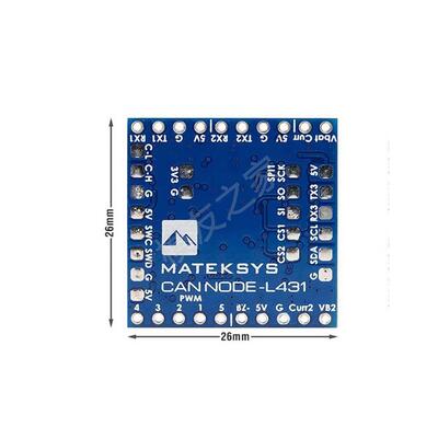 AP_PERIPH CAN NODE L431 适配器 26X26 ArduPilot GNSS