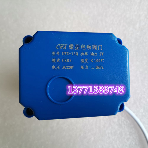 CWX-15Q CR03 AC220V 2W DN15 304不锈钢微型电动球阀内螺纹4分管