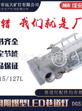 远大现货矿用隔爆型LED巷道灯DGS15/127L(A)长管型灯防水灯
