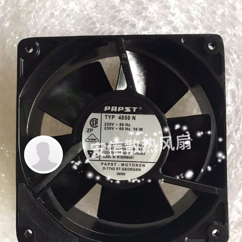 原装德国 ebm-papst TYP 4850N 12cm 220V 18W 金属扇叶 散热风扇