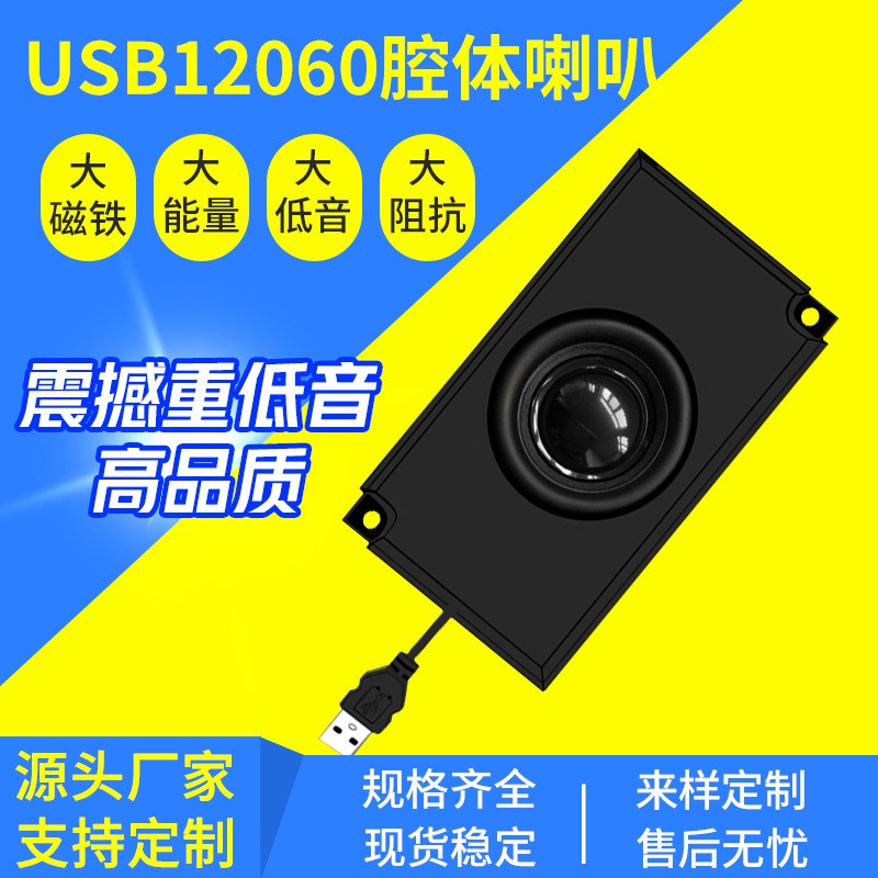 精歌源USB12060腔体小音响按摩椅数码电脑语音全频功放喇叭扬声器图片