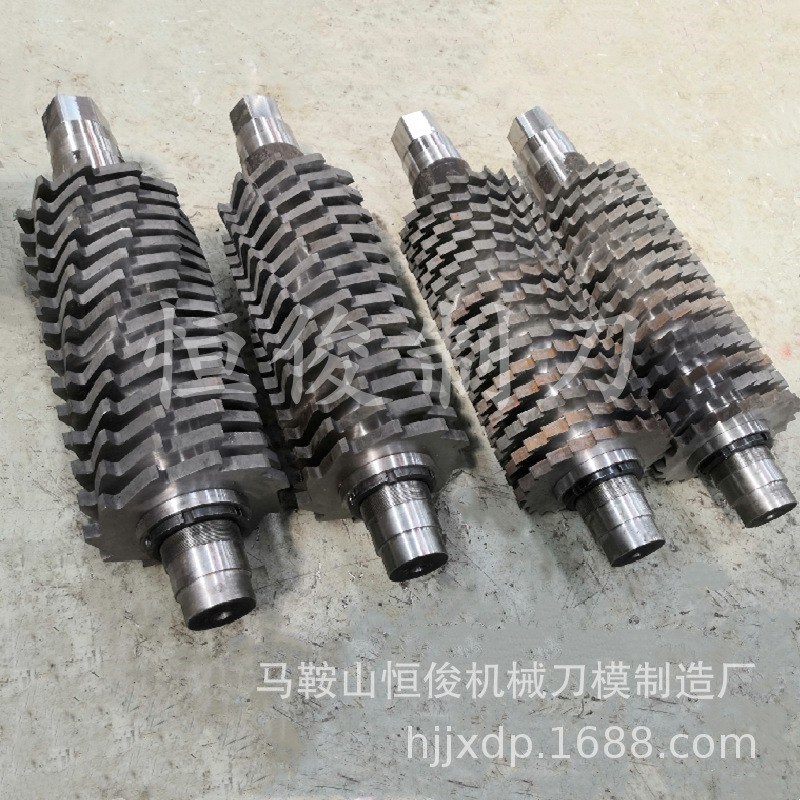 双轴撕碎机刀片 废旧再生资源撕碎机刀片 9crsi H13材质 量大从优图片