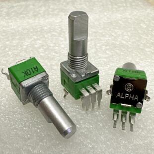 18MM柄 音量旋转电位器A10K 台湾ALPHA RD902F先锋DJ控制器6脚立式