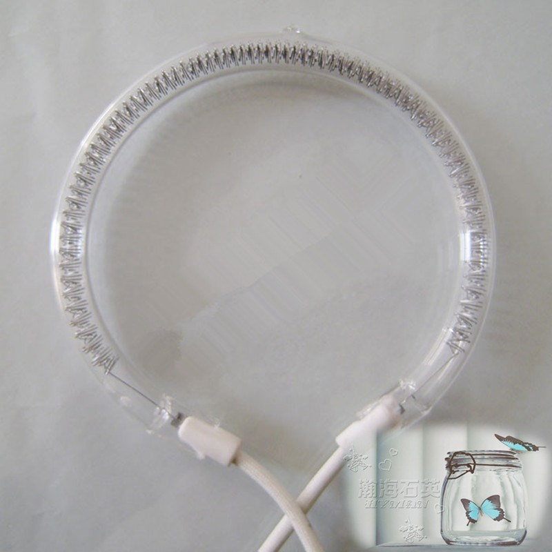 取暖器加热管 取暖器配件 八角丝圆 电热丝卤素o型发热管220v800w
