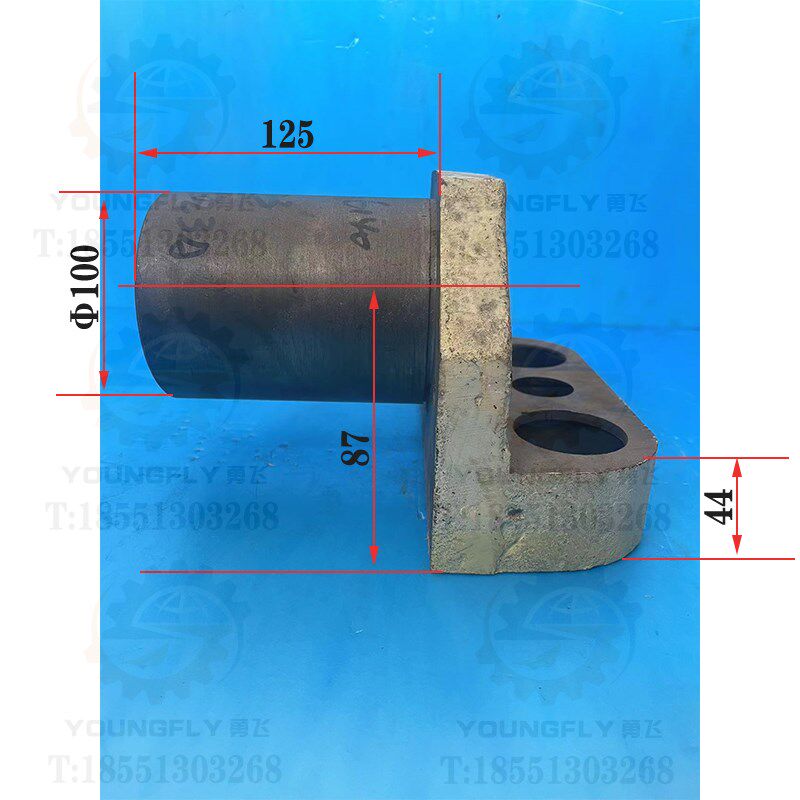 齐齐哈尔XA6140卧式铣床工作台横向螺母托架 齿轮支架71023A