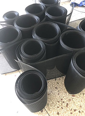 铁氟龙网带铁氟龙输送带抖粉机网带特氟龙网带布带UV机黑色网带