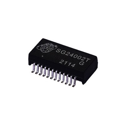 SG24002T G:单口 千兆 小体积 贴片网络变压器 工业级