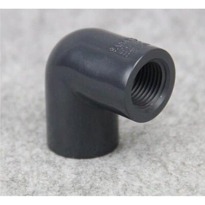 美标 台湾三厘UPVC水管管件ANSI SCH80塑料水管 内牙弯头内丝弯头