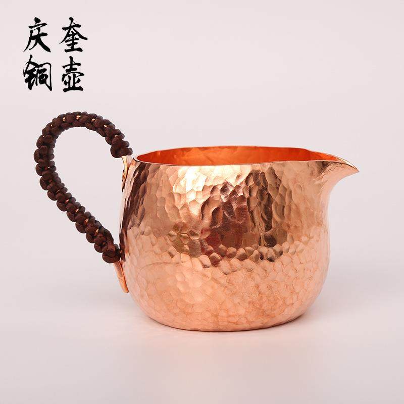 复古紫铜公道杯茶定 做 紫铜分茶器侧把功夫茶具配件,餐饮具,盖碗,淘宝优惠券,粉丝福利购,淘宝优惠卷