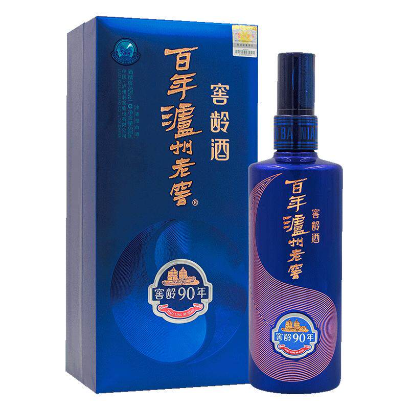 泸州老窖窖龄90年52度500ml单瓶浓香型白酒