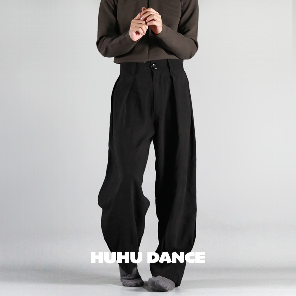 HUHUDANCE现代舞练功舞蹈训练裤古典舞演出服男女同款跳舞长裤03图片