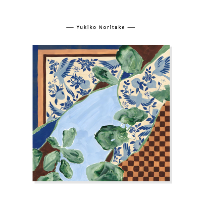 【Yukiko Noritake】法式中古风花卉插画ins治愈系艺术装饰挂画芯