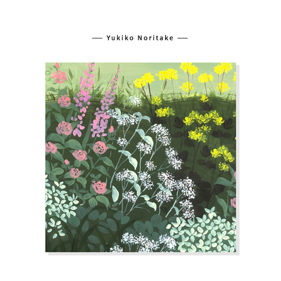【Yukiko Noritake】法式中古花卉插画治愈ins轻奢艺术装饰挂画芯