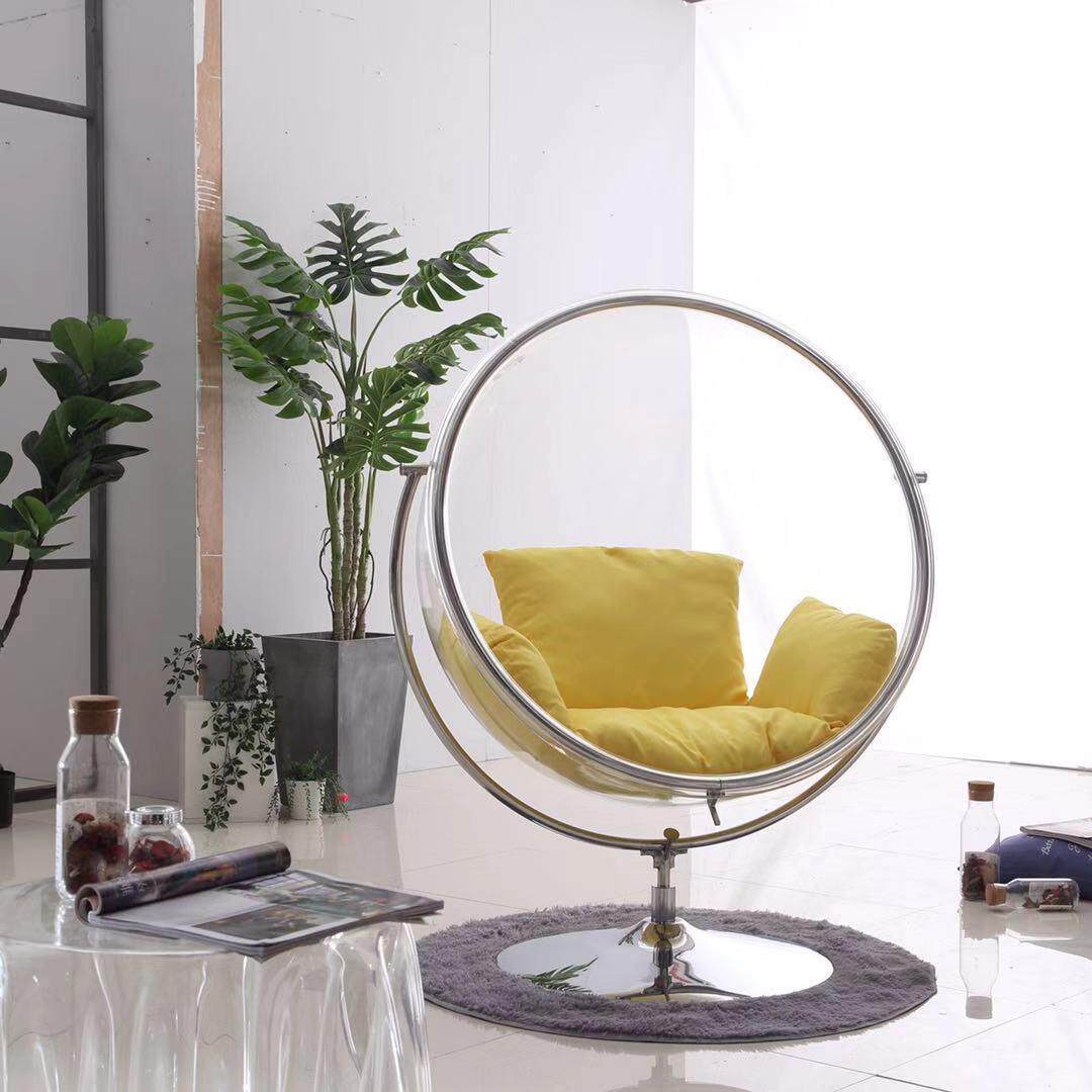 透明泡泡椅成人秋千半球椅吊椅吊篮太空亚克力摇篮椅阳台悬挂式