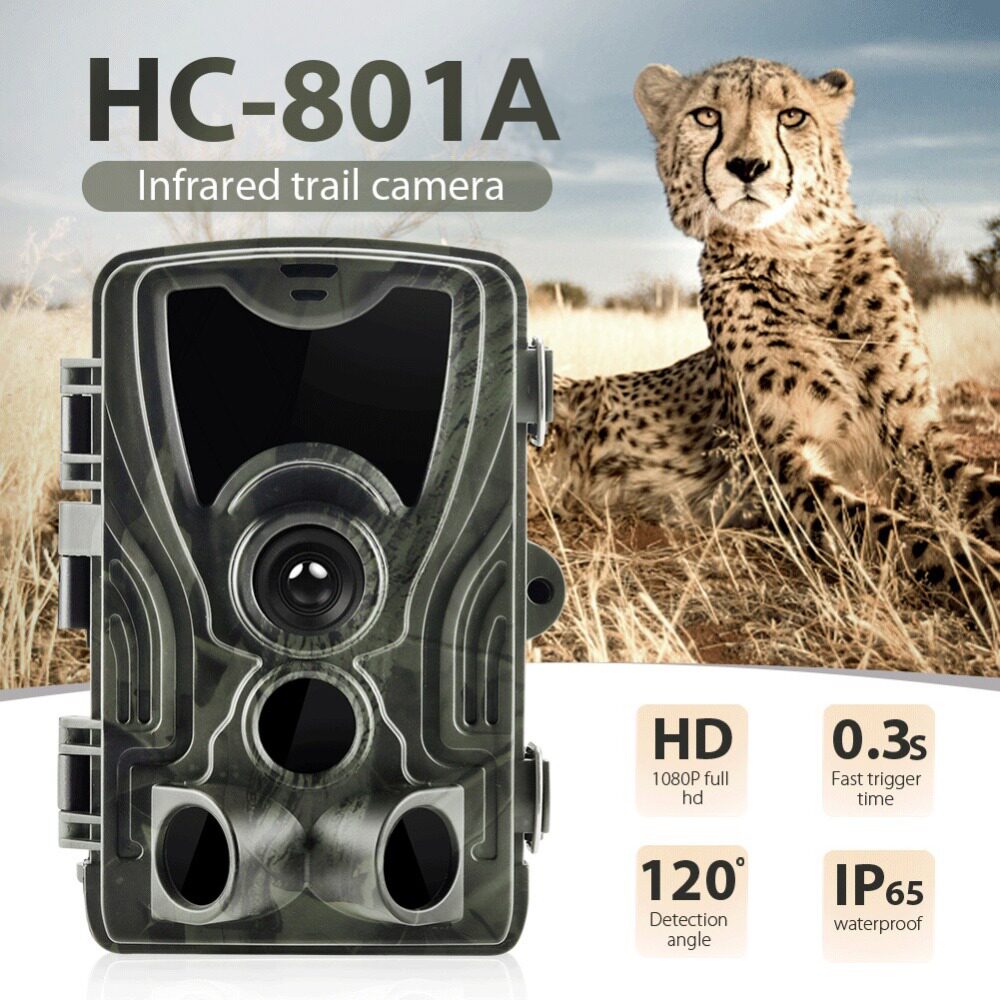 防狩户外相机HC801A 红外感应录像机20MP 1080P防水摄像机