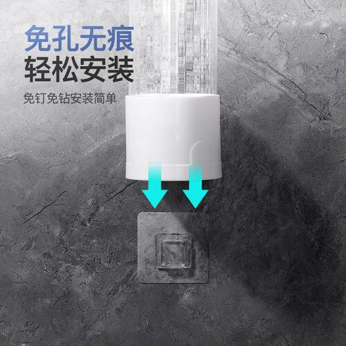 免打孔一次性杯架家用饮水机侧面壁挂大容量防尘水杯收纳置物架