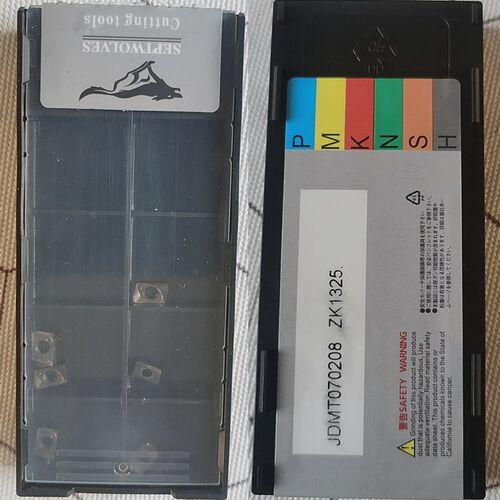 正品数控不锈钢刀片JDMT070208 ZK1325小径快进给铣刀片