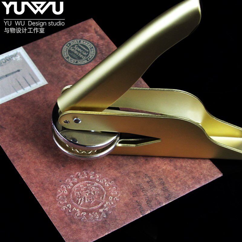 手钳钢印定制企业婚庆开业凹凸模具logo商标铜模定制手持防伪压印