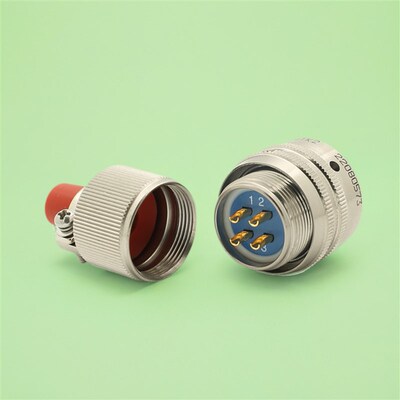 4芯航插 Y50X-1204TK2+Y50X-1204ZJ10 圆形电连接器 航空插接件