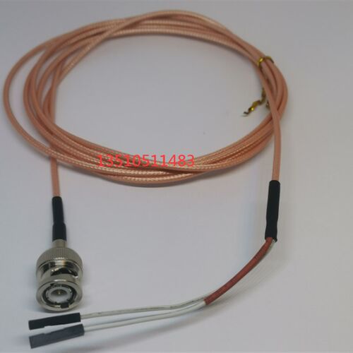 BNC公杜邦母RG316D双屏蔽射频测试线 BNC-J/双端子杜邦母示波器线