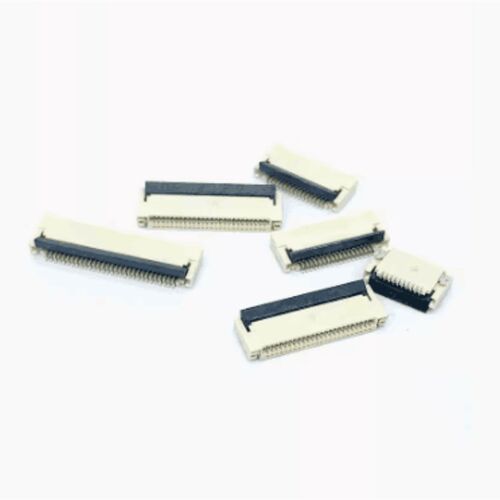 FPC前插后翻盖双面上下接0.5MM 4P8P10P20P24P30P40P软排线连接器
