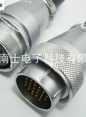 WEIPU 威浦 WS28 26芯 航空插头 对接插座 28mm WS28K26ZQ J26TQ