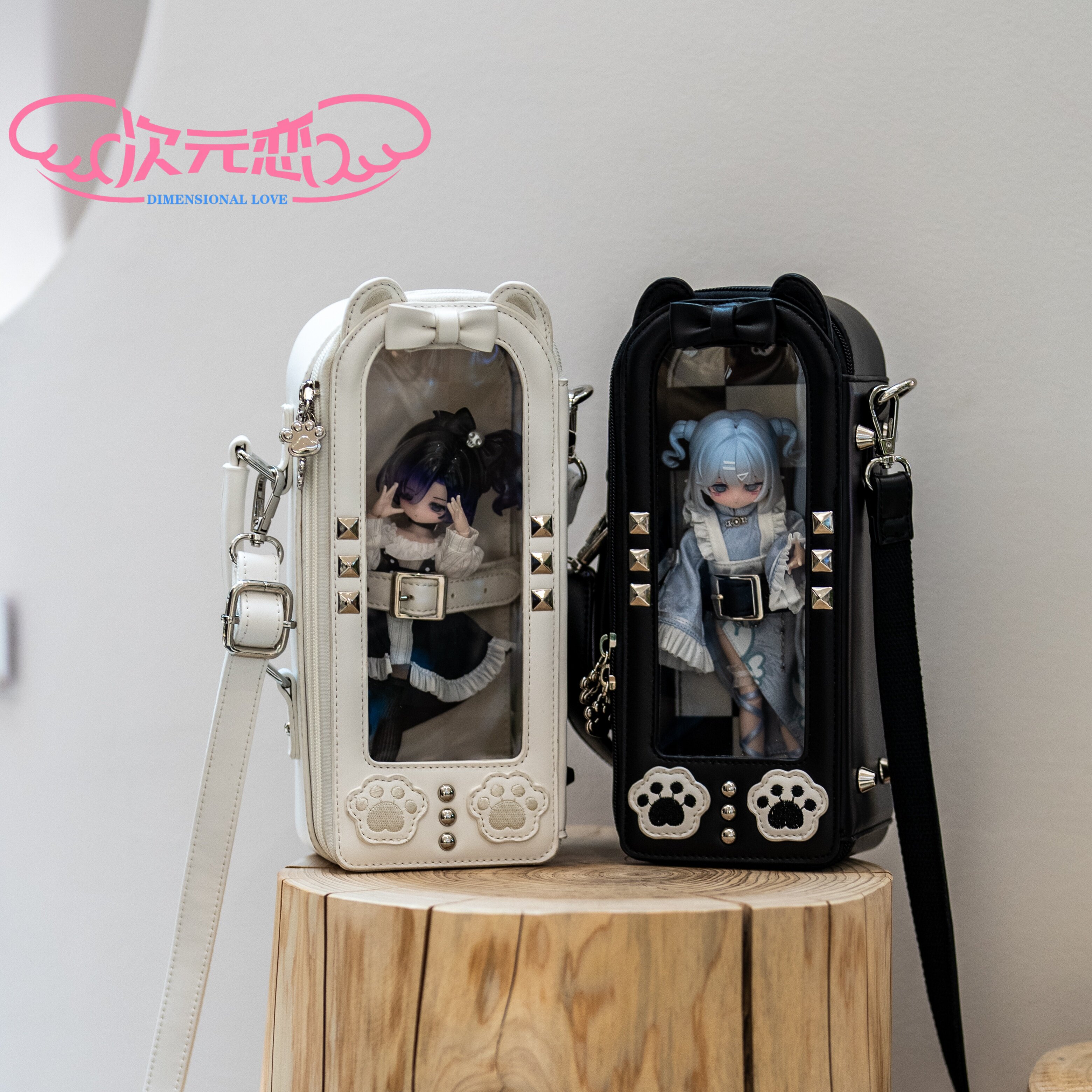 次元恋 【现货】猫咪噗12分/8分bjd/mjd/OB11人偶外出娃包痛包