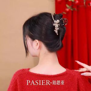 优雅气质盘发鲨鱼夹女百搭发卡