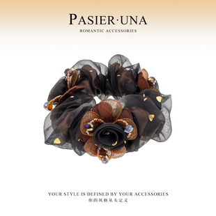 玫瑰的故事 轻奢优雅气质风大肠发圈NN337