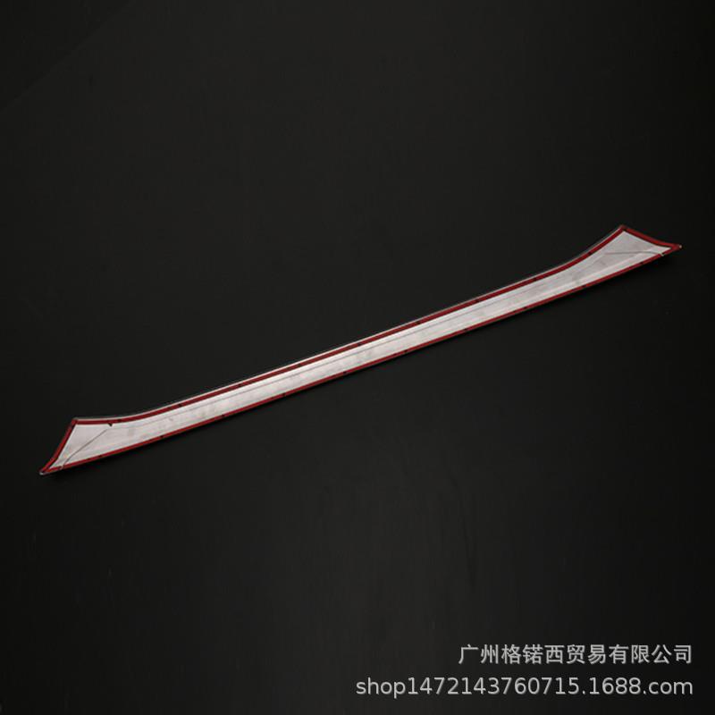 适用大发19款TANTO前唇装饰亮条改装不锈钢防撞汽车前保险杠饰条