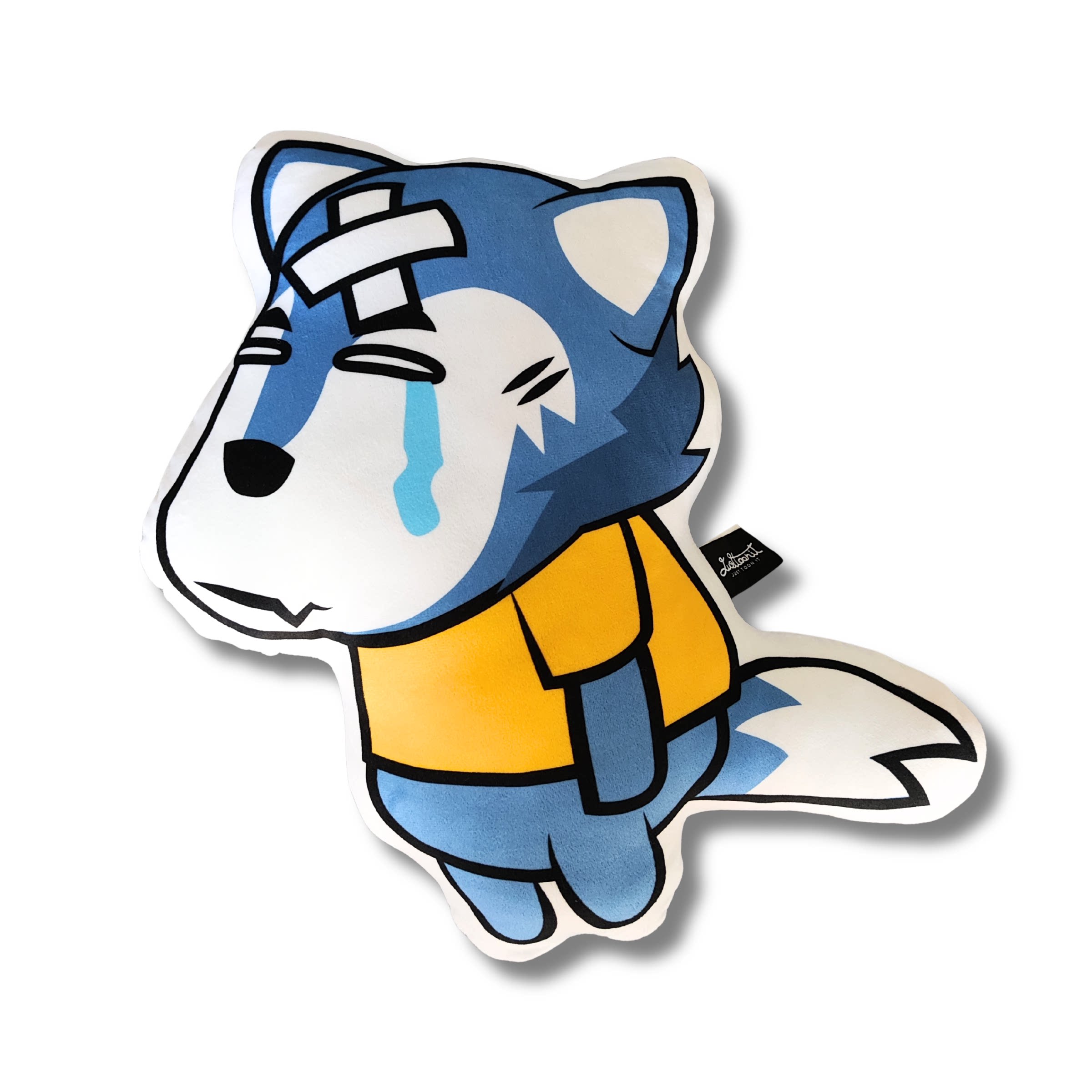 JustToonIt 小狼哭泣小狼狼队卡通人物造型创意可爱抱枕靠垫