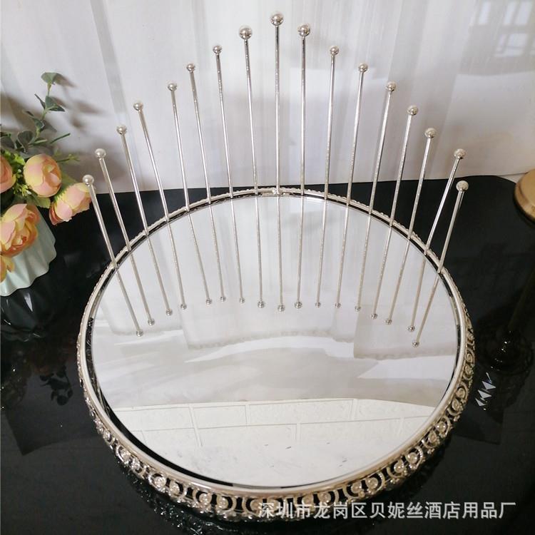 欧式蛋糕台甜点点心水果托盘 婚庆家居KTV酒吧咖啡厅装饰桌面摆件