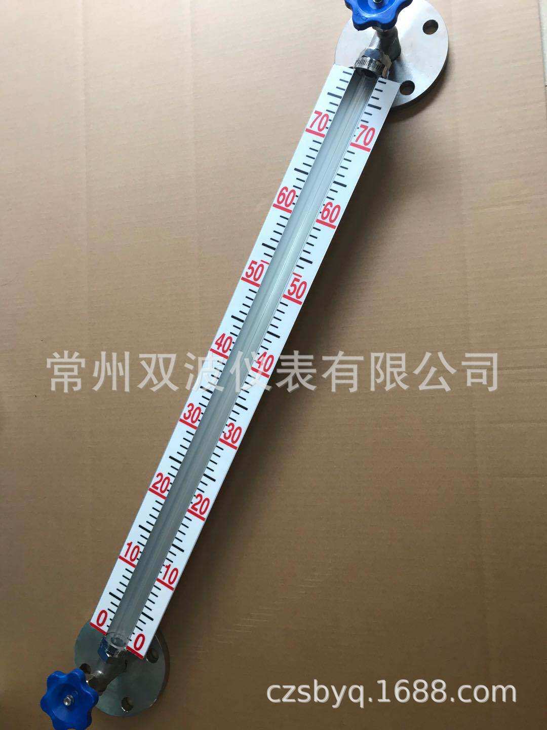 X49W-16P不锈钢塑料PP玻璃管液位计法兰卡盘快装螺纹液位计厂家