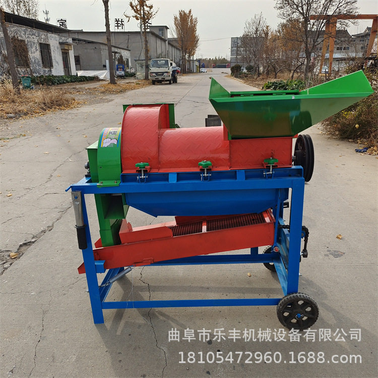 家用洋葱菜籽电动打粒机汽油打谷机稻麦大豆菜籽谷子高粱脱粒机
