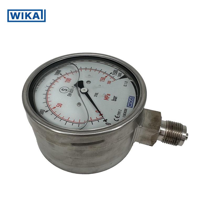 wika威卡压力表 EN 837-1设计 应用于过程工业233.30波登管压力表