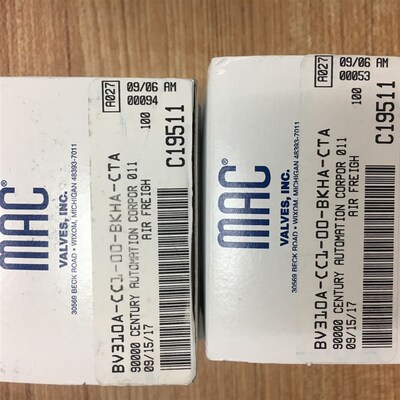 全新原装正品美国MAC子弹阀 BV310A-CC1-00-BKHA-CTA 现货
